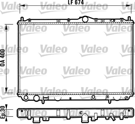 Radiateur Valeo 732525