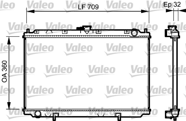 Radiateur Valeo 732529