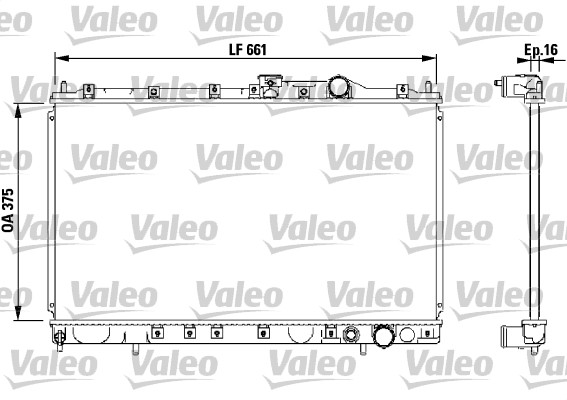 Radiateur Valeo 732539