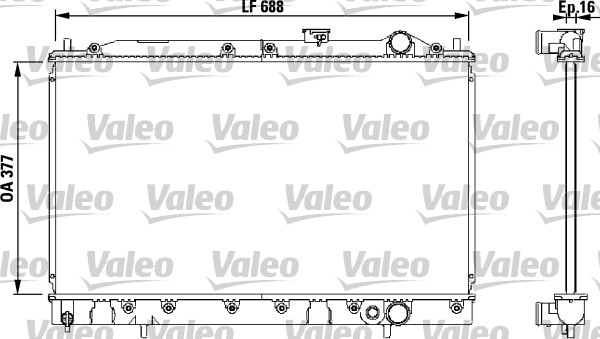 Radiateur Valeo 732540