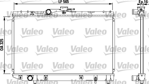 Radiateur Valeo 732543