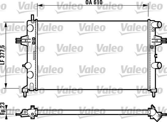 Radiateur Valeo 732551