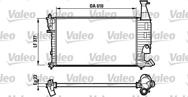 Radiateur Valeo 732563