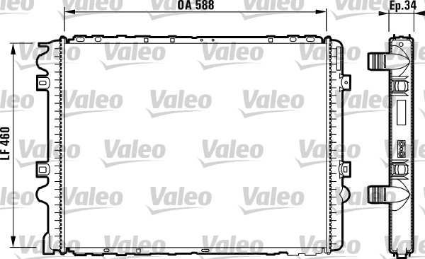 Radiateur Valeo 732569