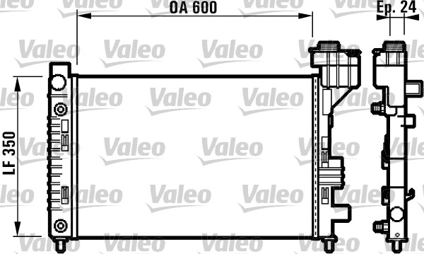 Radiateur Valeo 732587
