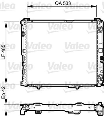 Radiateur Valeo 732591