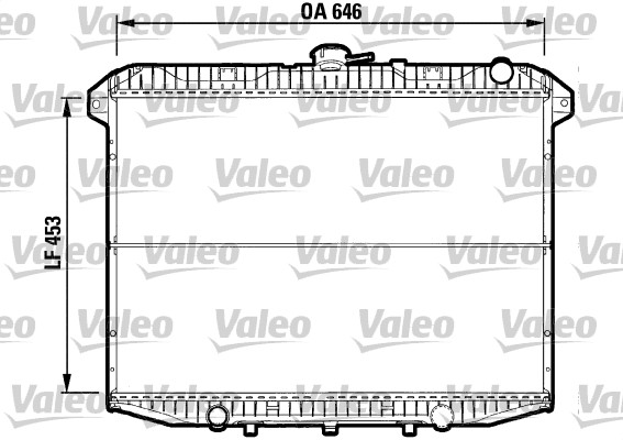 Radiateur Valeo 732592