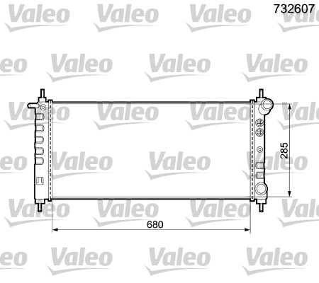 Radiateur Valeo 732607