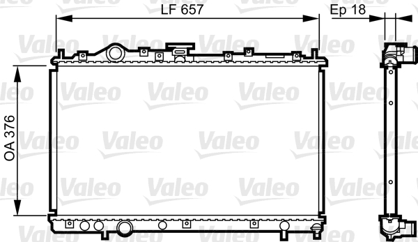 Radiateur Valeo 732612
