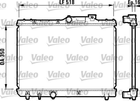 Radiateur Valeo 732614