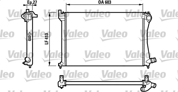 Radiateur Valeo 732618
