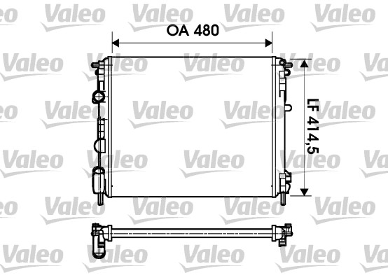 Radiateur Valeo 732621