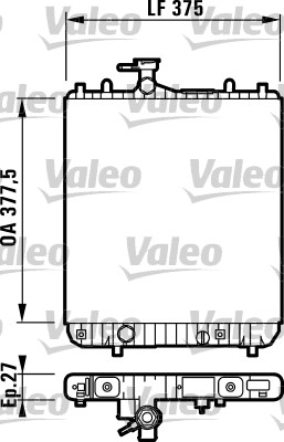 Radiateur Valeo 732694