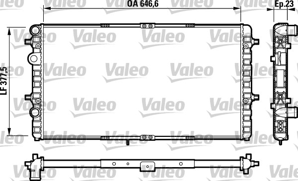 Radiateur Valeo 732698