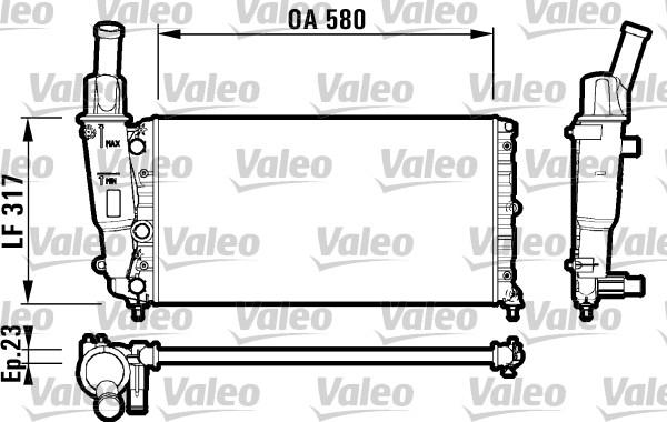 Radiateur Valeo 732705