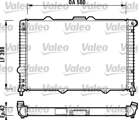 Radiateur Valeo 732722
