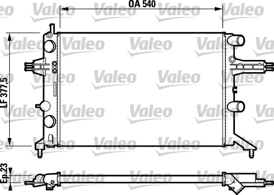 Radiateur Valeo 732723