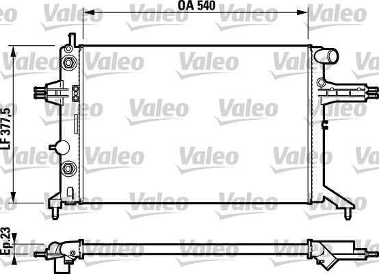 Radiateur Valeo 732724