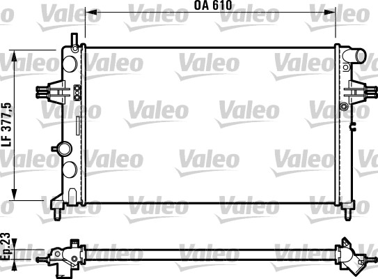 Radiateur Valeo 732729