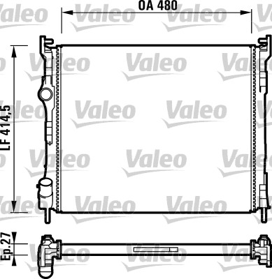 Radiateur Valeo 732737