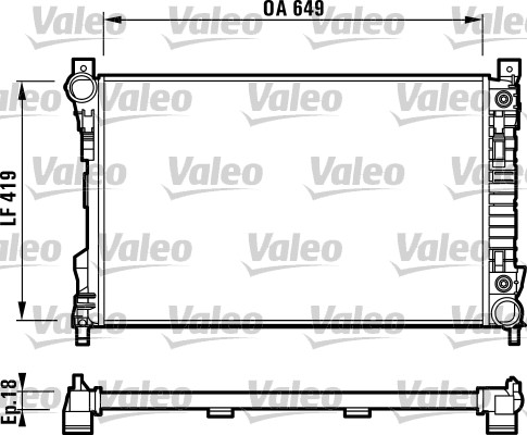 Radiateur Valeo 732740