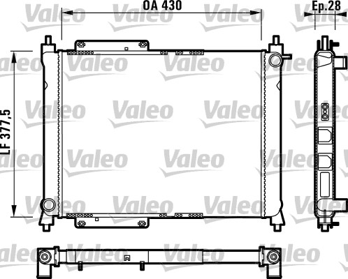 Radiateur Valeo 732758