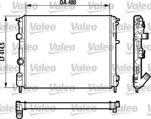 Radiateur Valeo 732761