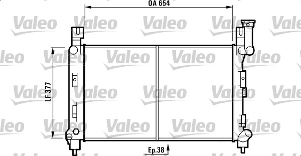Radiateur Valeo 732780