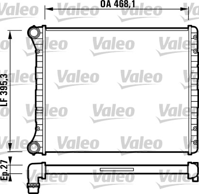 Radiateur Valeo 732785