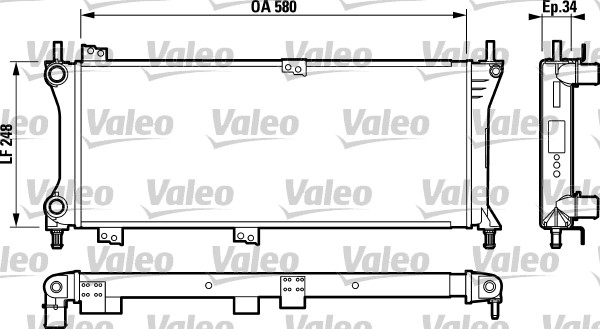 Radiateur Valeo 732792