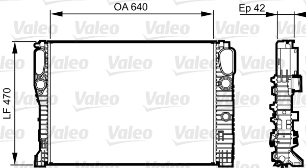 Radiateur Valeo 732855