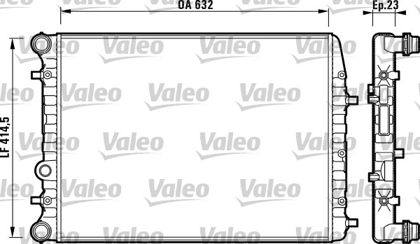 Radiateur Valeo 732862