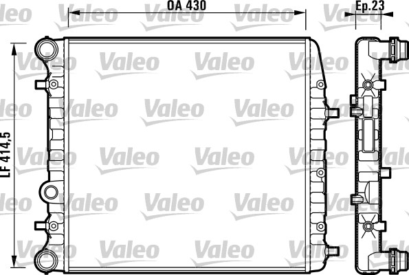 Radiateur Valeo 732863