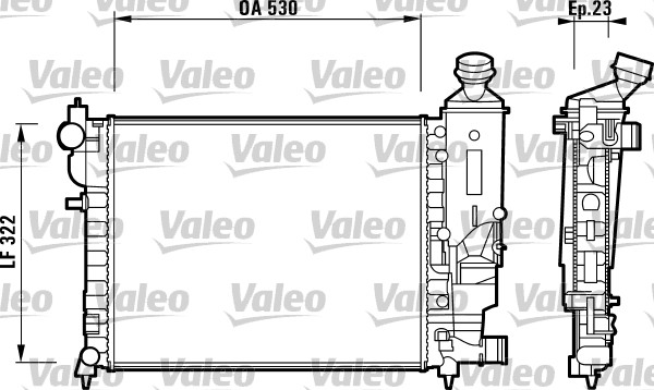 Radiateur Valeo 732882