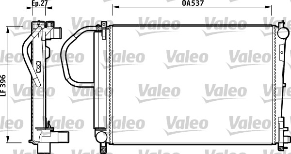 Radiateur Valeo 732883