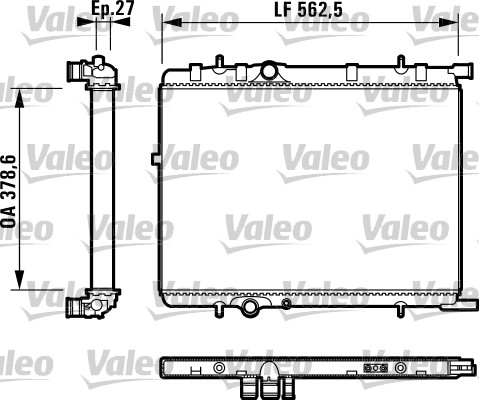 Radiateur Valeo 732895