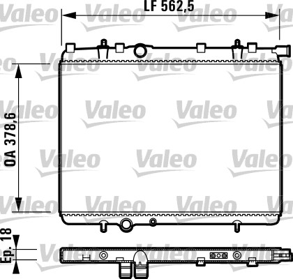 Radiateur Valeo 732904