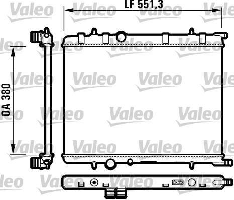 Radiateur Valeo 732908