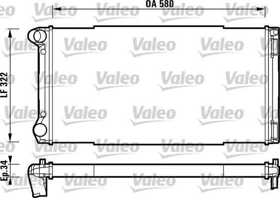 Radiateur Valeo 732913