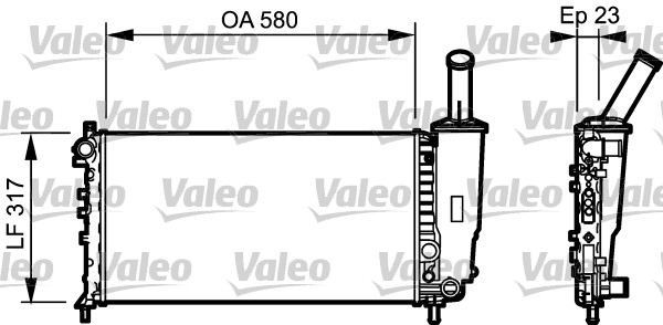 Radiateur Valeo 732923
