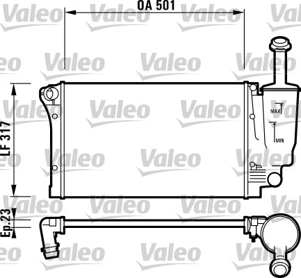 Radiateur Valeo 732924