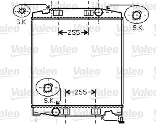 Radiateur Valeo 733410