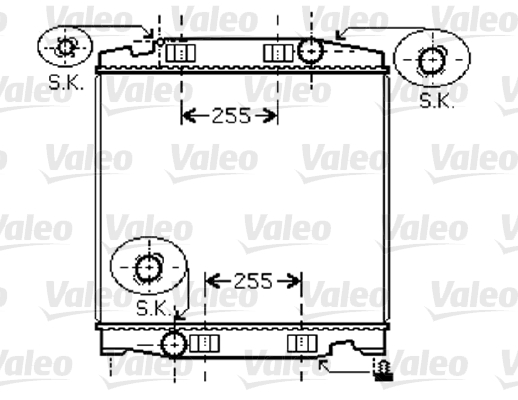 Radiateur Valeo 733411