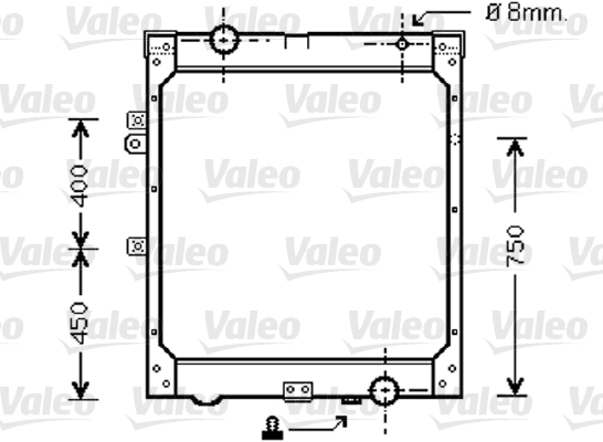 Radiateur Valeo 733427