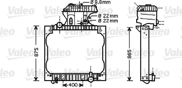 Radiateur Valeo 733428