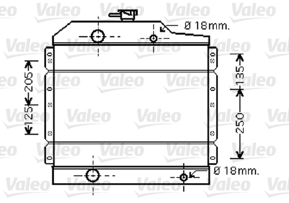 Radiateur Valeo 733439