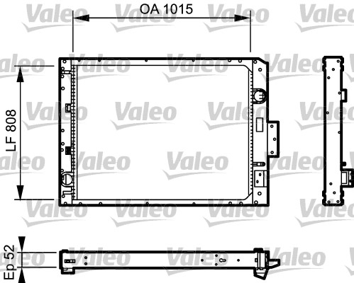 Radiateur Valeo 733479