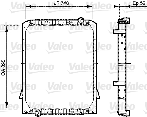 Radiateur Valeo 733482