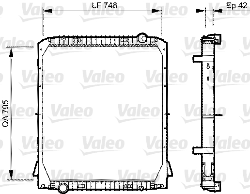 Radiateur Valeo 733487