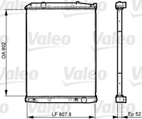 Koelblok radiateur Valeo 733514